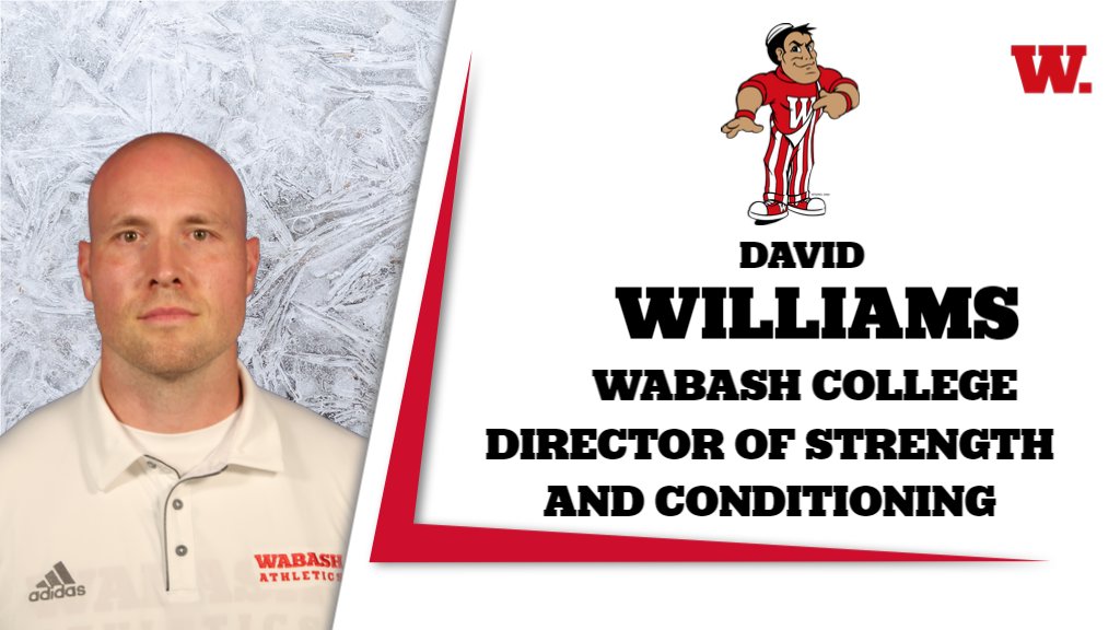 Welcome David Williams, the new Director of Strength and Conditioning, to the Wabash College athletics department!

David brings over 15 years of experience in high school, collegiate, and professional sports as a strength and conditioning coach. 

bit.ly/3ZcEAVv

#WAF