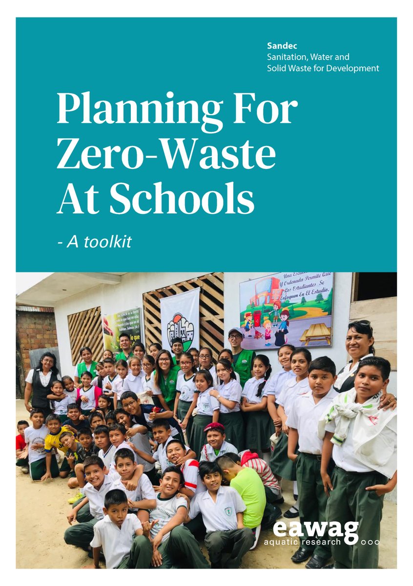 «The Planning for Zero- Waste at Schools – A Toolkit» is now available in French with info on how to minimise waste in schools, improve solid waste management resources, implement a Zero-Waste approach, etc. The French version is here: lnkd.in/egWzMyiX <a href="/EawagResearch/">Eawag</a>