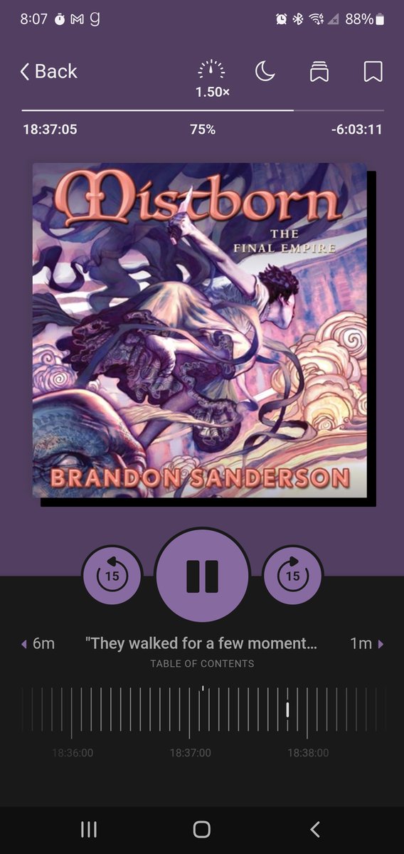 LastBattleAjah's tweet image. I cannot believe I waited so long to start Mistborn! This is my first book I will have read by Brandon Sanderson and it will NOT be the last. #booklovers #bookworms #fantasyreader