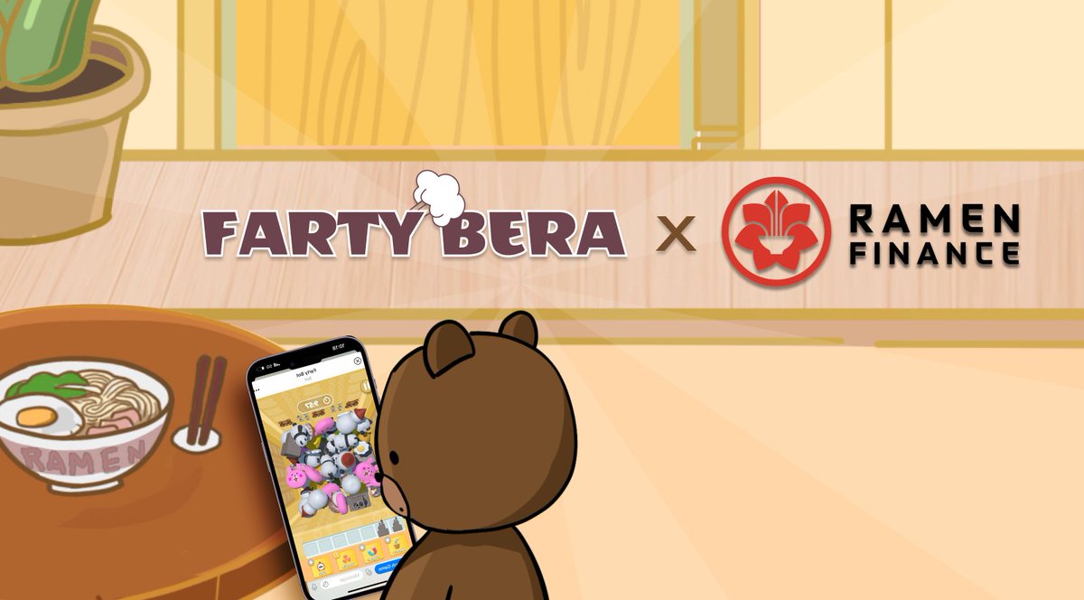 Farty Bera (@fartybera) on Twitter photo ๐ป Beras, get ready for the latest drop! Our new Partner Task with <a href="/ramen_finance/">Ramen ๐</a> is now live in Farty Claw! ๐
Complete the task and rack up 800 Claw Coins. ๐ฅ
๐ฐ Dive in here: t.me/fartyberabot/fโฆ ๐ป Beras, get ready for the latest drop! Our new Partner Task with <a href="/ramen_finance/">Ramen ๐</a> is now live in Farty Claw! ๐
Complete the task and rack up 800 Claw Coins. ๐ฅ
๐ฐ Dive in here: t.me/fartyberabot/fโฆ