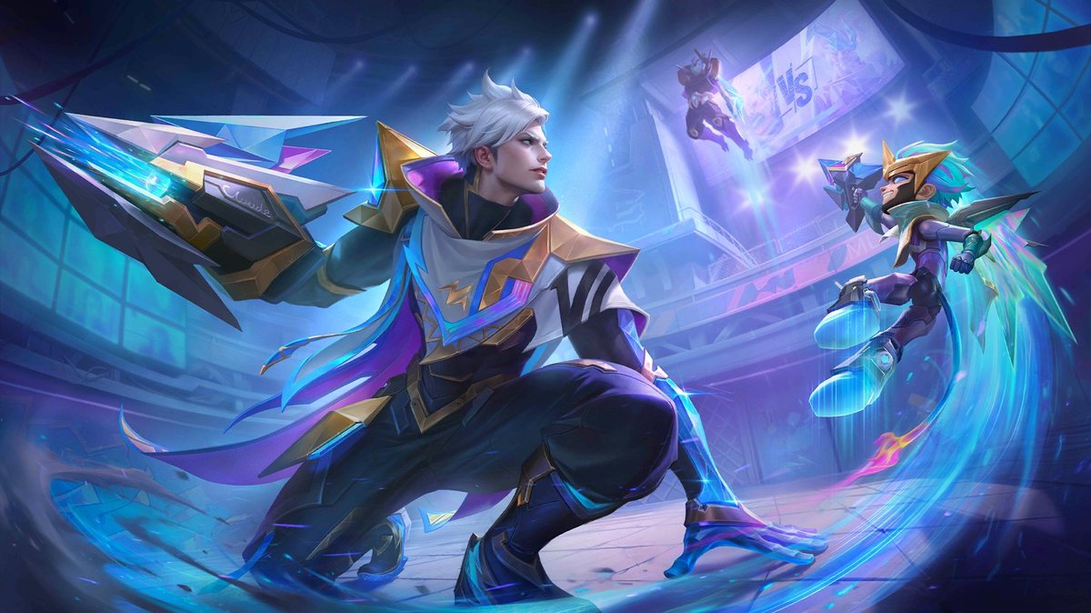 abyssal_mlbb's tweet photo. Splash Art of Claude's M6 Skin, Challenger's Spark + Painted Skin https://t.co/cn4yDqTJK4