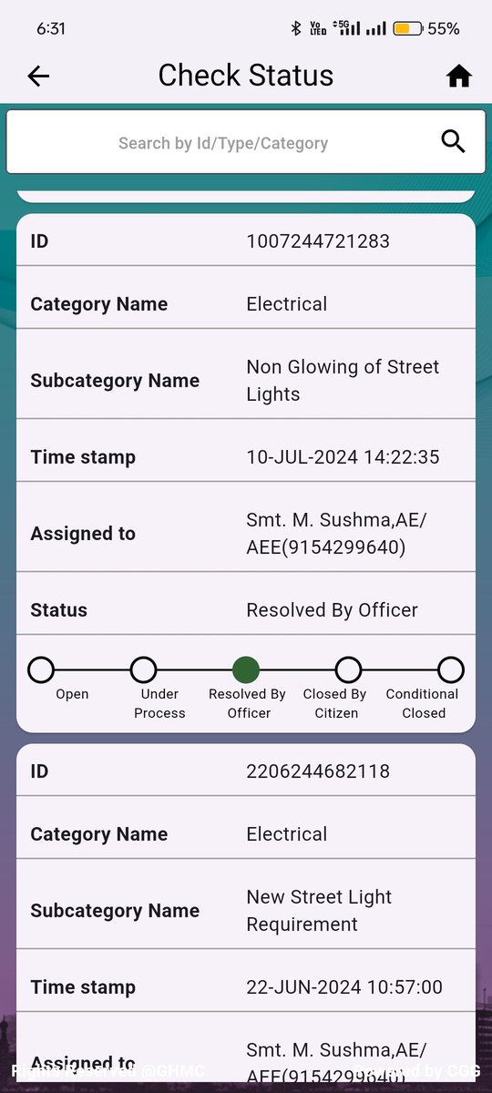 SampthSunvalli's tweet photo. Respected sir 
Am s.sampath Kumar am filled an complaint against the non glowing street light AE M.SUSHMA madam not responding for calls or msg for the past 3 months. Wr are facing a lot of problems with this 
So I kindly request you to take action immediately #GHMCcommissioner https://t.co/o4i3aNKzoW