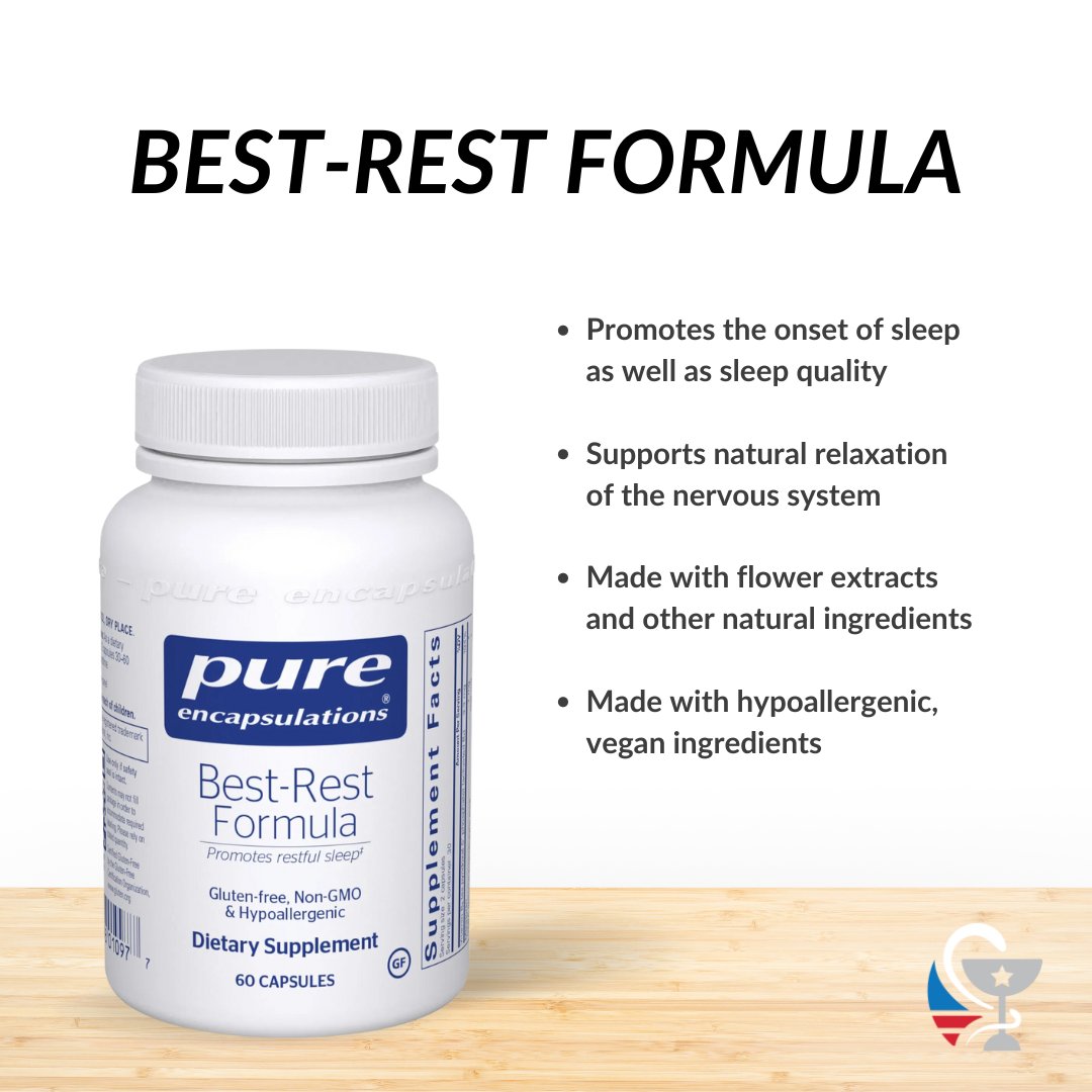 CompoundRxUSA's tweet image. Unwind into a peaceful slumber with our Best-Rest Formula, crafted with natural botanicals to support healthy sleep patterns. 💤😌 

Click the link for more info compoundingrxusa.com/product/best-r…

#SleepWell #NaturalRelaxation