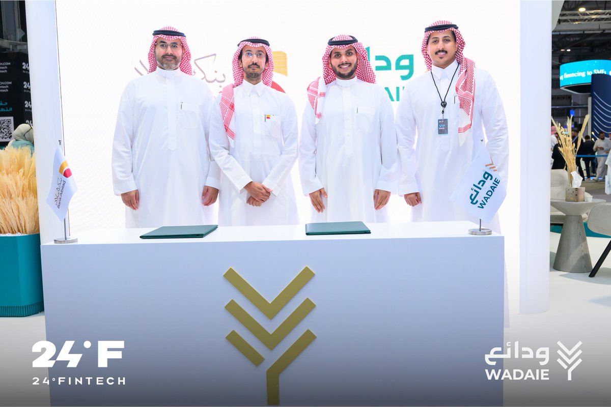 Wadaie | ودائع (@wadaiesa) on Twitter photo ودائع وبنك البلاد <a href="/BankAlbilad/">بنك البلاد | Bank Albilad</a> يبدآن فصلًا جديدًا من التعاون خلال #فنتك24
هذه الاتفاقية تُمثل خطوة مهمة نحو تقديم خدمات مالية رائدة تُسهم في تعزيز استدامة ومرونة حلول الودائع الزمنية والادخارية، مع التركيز على دفع عجلة الابتكار في القطاع المصرفي. ودائع وبنك البلاد <a href="/BankAlbilad/">بنك البلاد | Bank Albilad</a> يبدآن فصلًا جديدًا من التعاون خلال #فنتك24
هذه الاتفاقية تُمثل خطوة مهمة نحو تقديم خدمات مالية رائدة تُسهم في تعزيز استدامة ومرونة حلول الودائع الزمنية والادخارية، مع التركيز على دفع عجلة الابتكار في القطاع المصرفي.