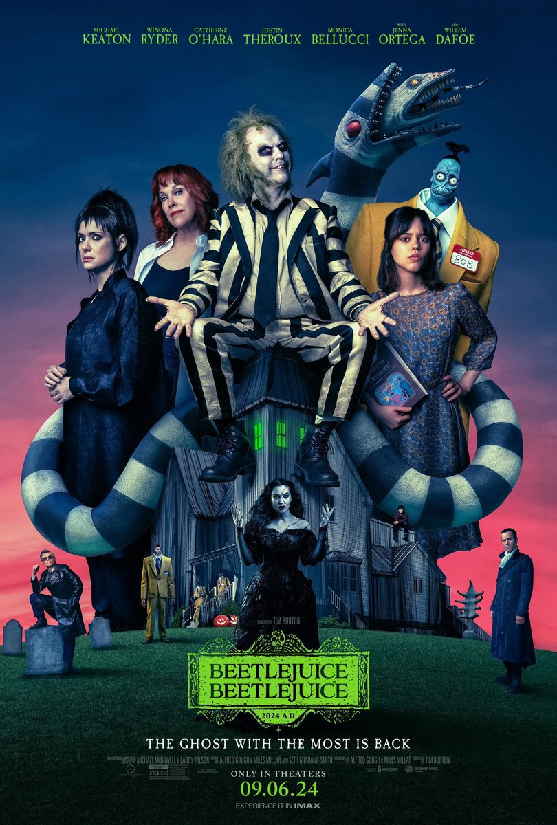 SmallTimeCritic's tweet image. Thank you @WarnerBrosUK for inviting me and the guys to #BeetlejuiceBeetlejuice our review is coming soon!!!

@Beetlejuice