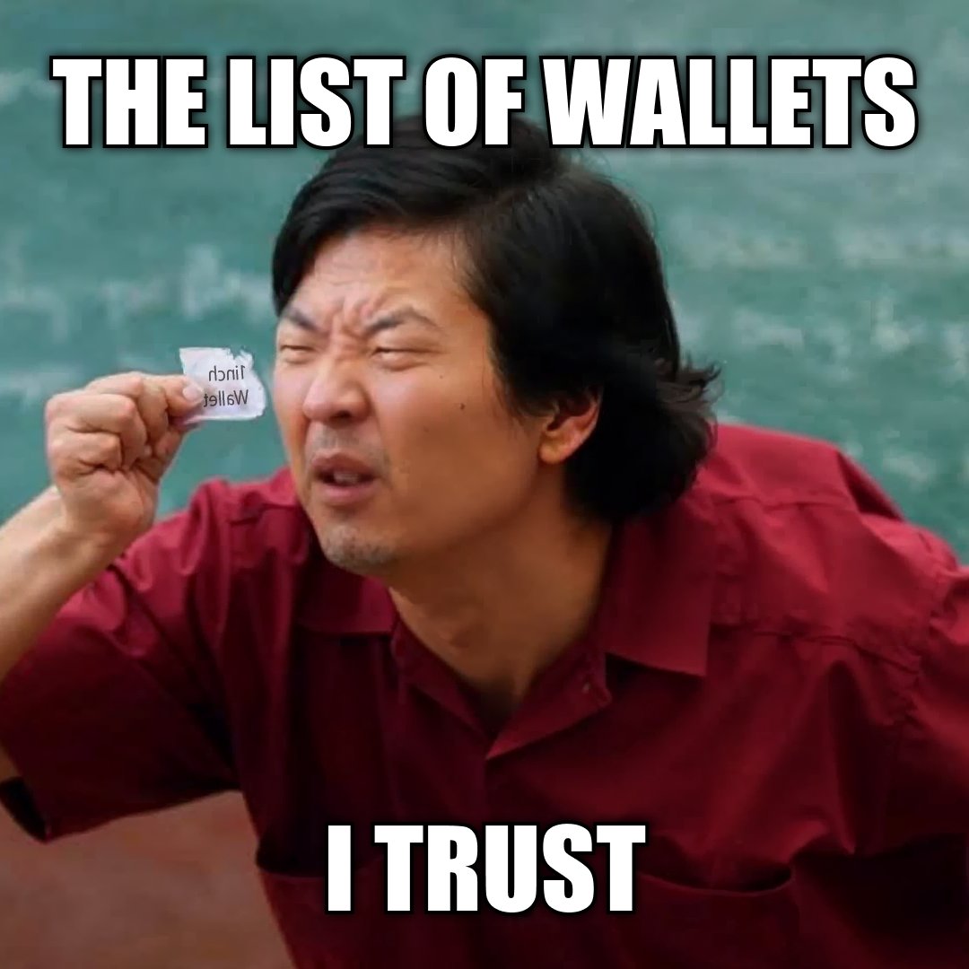 The only wallet you need #1inchWallet 👀

Get it now 📲 1inch.io/wallet/