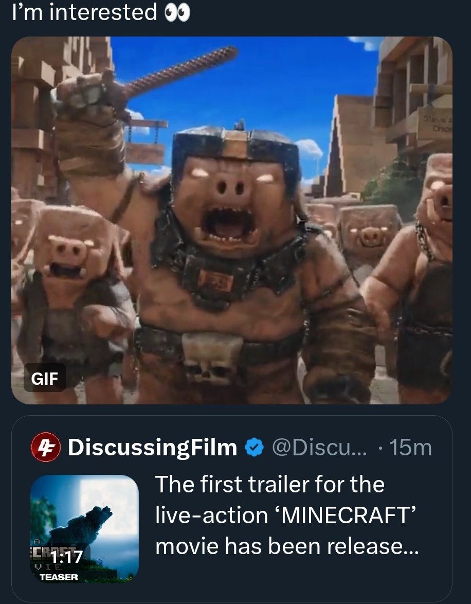 I think someone else is too