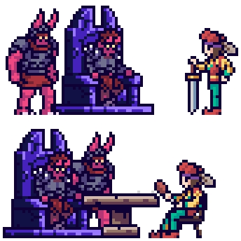 20XX (@hansungkee1) on Twitter photo - REPOST For UPDATED -
Say Hello to Alcedor and His Squire Cervul of #INFERNAX.
<a href="/infernax/">INFERNAX</a> (C) @BerzerkStudio and <a href="/TheArcadeCrew/">The Arcade Crew | DROP DUCHY is OUT!</a>
#InfernaxFanart,#pixelart by ME
#Medieval girl By <a href="/GuilhermeRM_art/">GuilhermeRM_Art -Commissions Closed</a> - REPOST For UPDATED -
Say Hello to Alcedor and His Squire Cervul of #INFERNAX.
<a href="/infernax/">INFERNAX</a> (C) @BerzerkStudio and <a href="/TheArcadeCrew/">The Arcade Crew | DROP DUCHY is OUT!</a>
#InfernaxFanart,#pixelart by ME
#Medieval girl By <a href="/GuilhermeRM_art/">GuilhermeRM_Art -Commissions Closed</a>