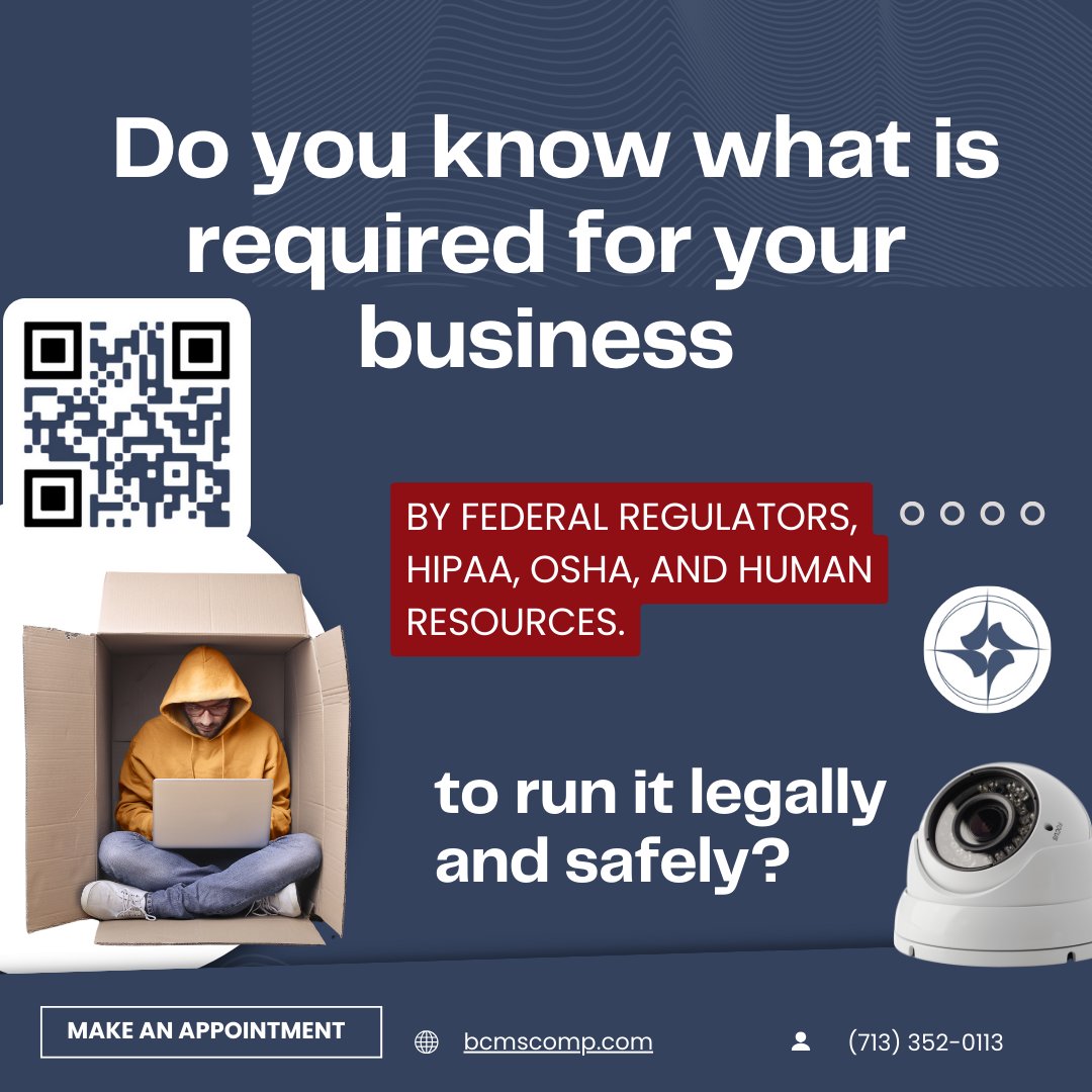 Business & Clinical Management Services, LLC (@bcmscomp) on Twitter photo Do you know what is required for your OT/PT business to run legally? Let us help you!
Contact us to learn more!
Business & Clinical Management Services
📲 (713) 899-9812
✉️ nevinsa@bcmscomp.com
🌐bcmscomp.com
.
.
. Do you know what is required for your OT/PT business to run legally? Let us help you!
Contact us to learn more!
Business & Clinical Management Services
📲 (713) 899-9812
✉️ nevinsa@bcmscomp.com
🌐bcmscomp.com
.
.
.