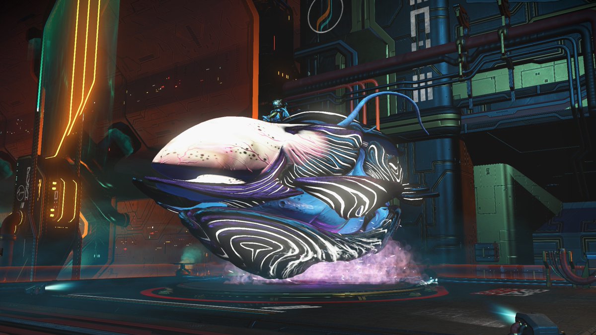 VoodooTank's tweet photo. #PC, #pcgames, #NoMansSky. I still think this is the best looking living ship ever. https://t.co/pAJaP1zHZy