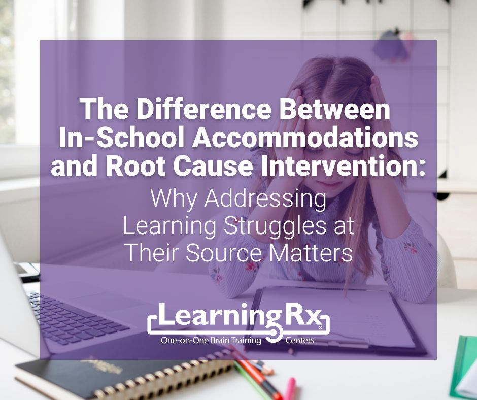 LearningRxVA07's tweet image. School accommodations are a short-term solution, but what about long-term success? 🧠 Learn how addressing the root cause of learning struggles can close the gap for your child. #LearningRx #BrainTraining #EducationMatters #CognitiveSkills

learningrx.com/harrisonburg/b…