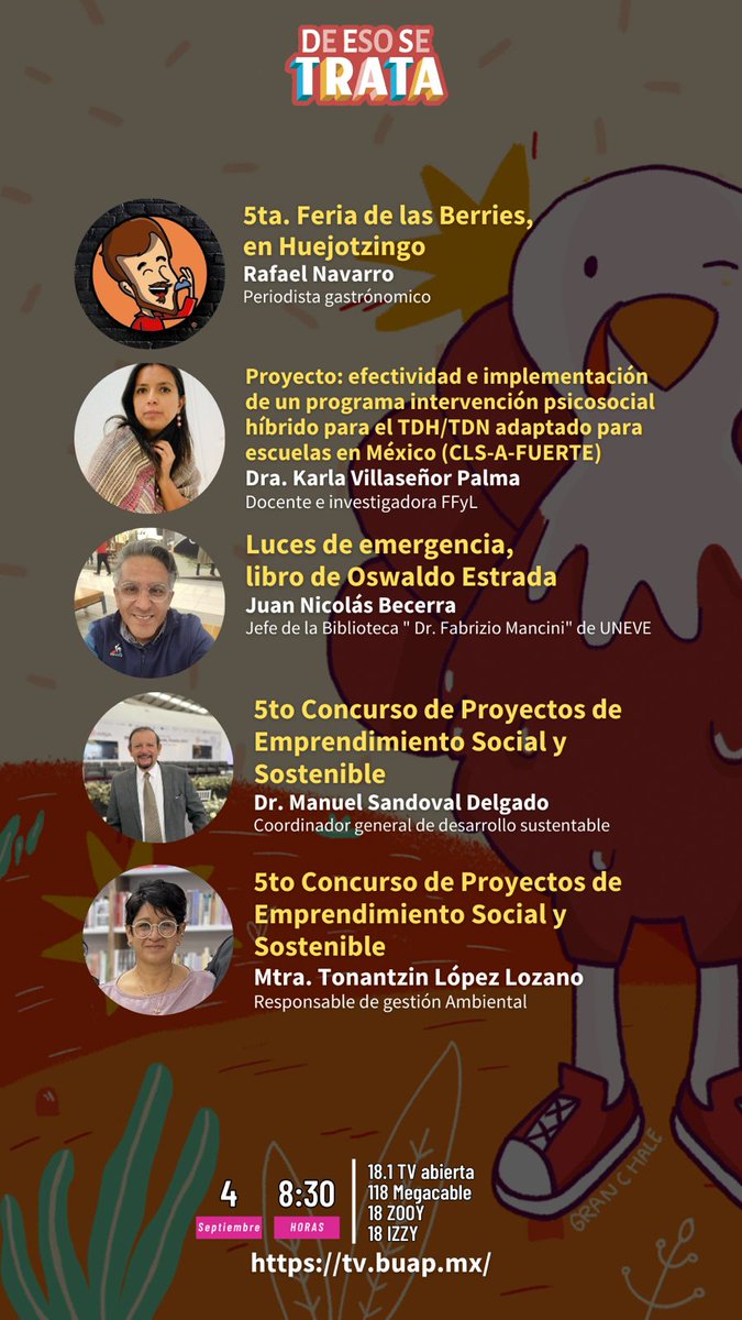 becerra_h's tweet photo. @osestrada Hoy en @TVBUAP Los grandes relatos de Luces de Emergencia con @ricardocartas @textofilia 
Mis preferidos son Mole para  Ratas y Los placeres de la carne 
#Saludoslectores https://t.co/GE8pFJZ0su