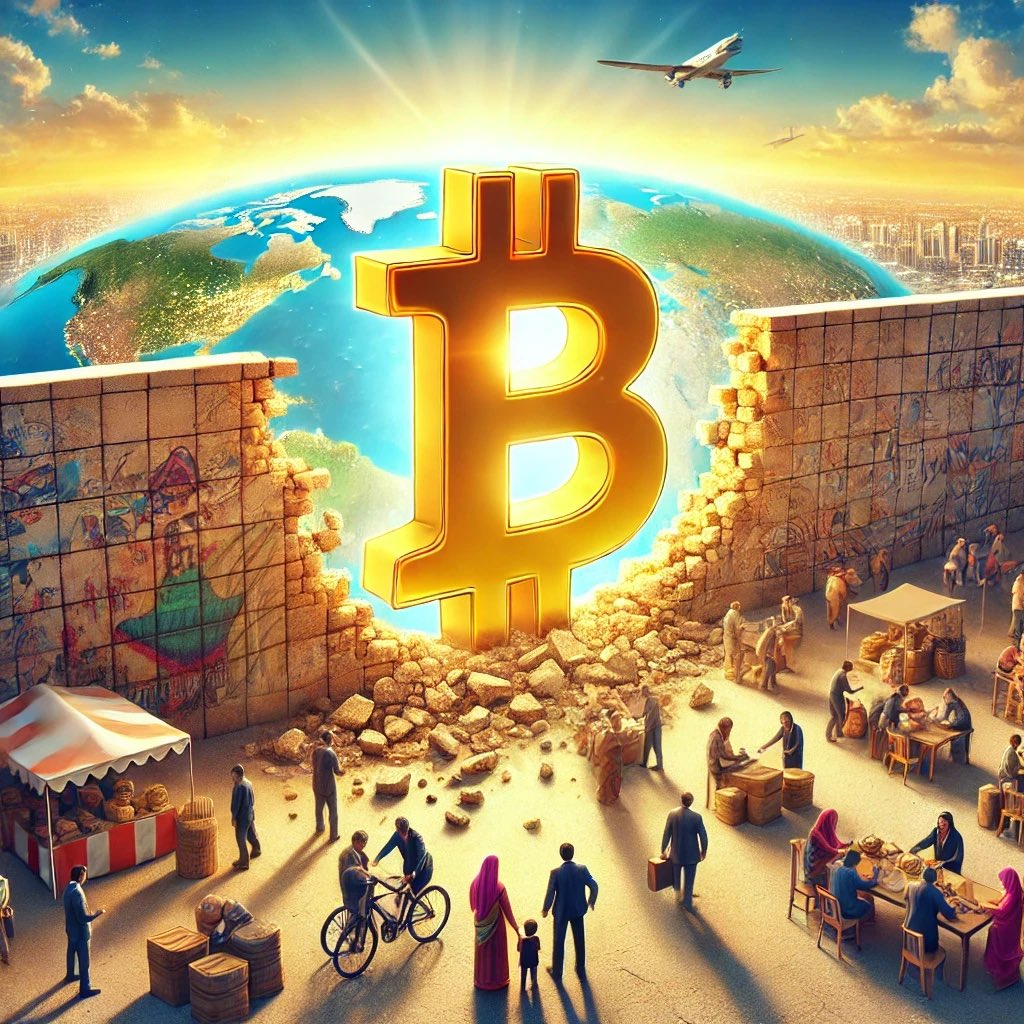 Pleb_Style's tweet image. Imagine a world where trade is truly free, without borders, without restrictions. 

Bitcoin makes that possible. Let’s break down the walls of the old system.

#BitcoinForFreedom #FreeMarkets