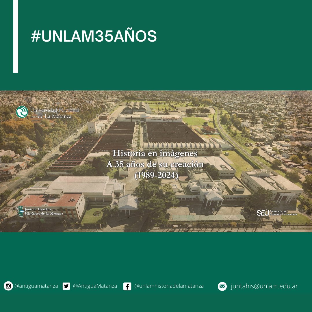 AntiguaMatanza's tweet photo. Esta muestra, recibe el nombre de “Historia en Imágenes, a 35 años de su creación (1989-2024)” y se realizó desde la Junta de Estudios Históricos de La Matanza que depende de la Secretaría de Extensión Universitaria.

#35añosunlam #unlam https://t.co/O0Lh2HWZTC