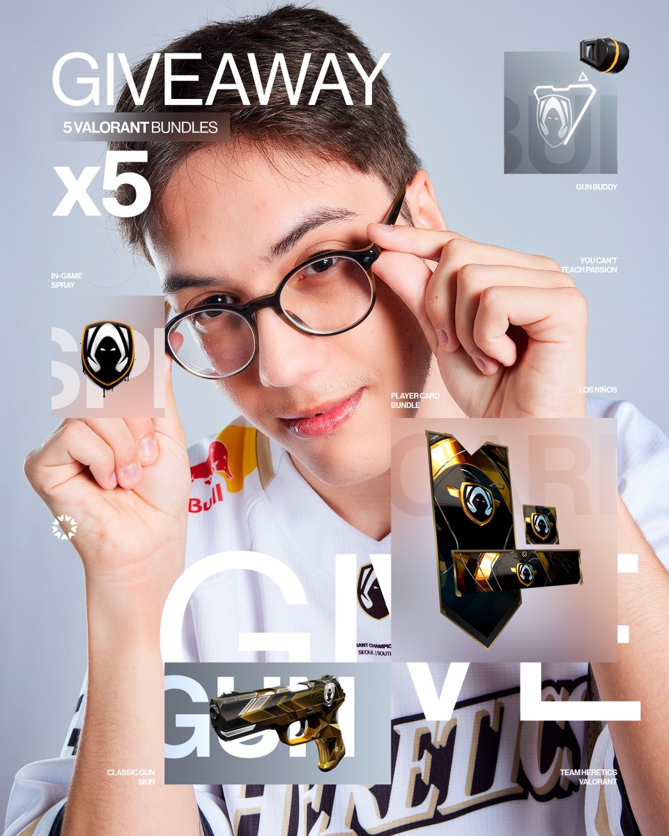 🥵5 HERETICS BUNDLE GIVEAWAY🥵
-follow <a href="/WootVL/">Heretics Wo0t</a> and <a href="/HereticsVal/">Heretics Valorant</a> 
-like and rt this tweet
its end at friday!!! good luck