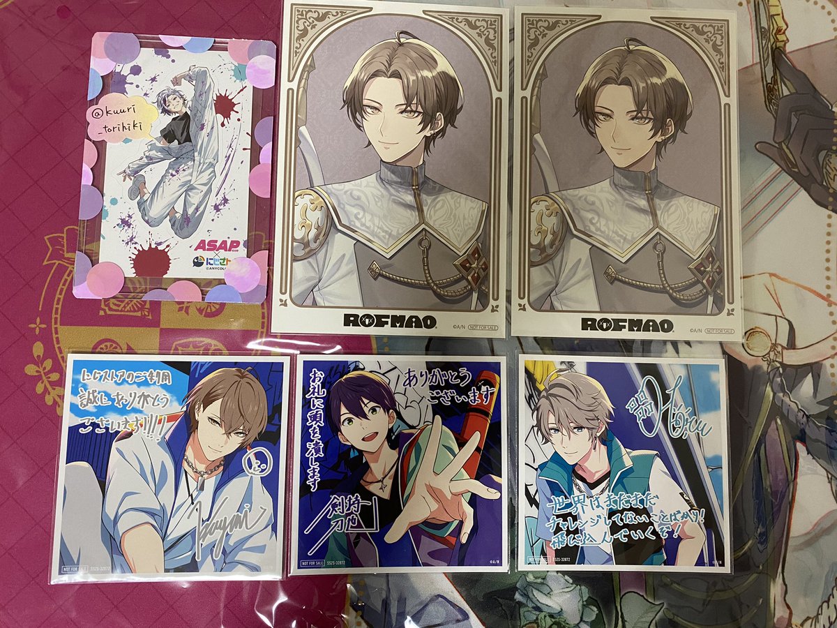 【交換】ろふまお ROF-MAO トランプモチーフ DiVE !N アニメイト特典 OS特典 スクエアブロマイド ポストカード
【出】画像1参照（⚔ 🏢 🌞）
【求】異種>同種 🥂✨
新参者ですので過去の特典等、基本なんでも検討させていただきます◎
検索からでもお気軽にお声掛けください