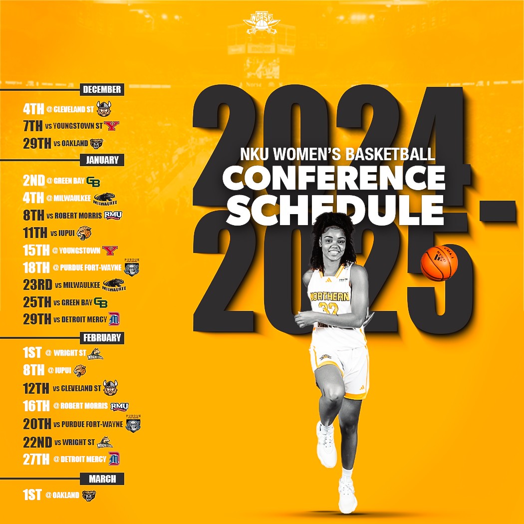 Northern Kentucky Athletics (@nkunorse) on Twitter photo Tip off is on the ππ’π₯πππ’π‘ π
<a href="/HorizonLeague/">Horizon League</a> basketball schedules are π’π¨π§ π‘π’πͺβΌοΈ
π° - bit.ly/3B1y0Hl
<a href="/NKUNorseMBB/">NKU Men's Basketball π</a> | <a href="/NKUNorseWBB/">NKU Women's Basketball π</a> | #NorseUp Tip off is on the ππ’π₯πππ’π‘ π
<a href="/HorizonLeague/">Horizon League</a> basketball schedules are π’π¨π§ π‘π’πͺβΌοΈ
π° - bit.ly/3B1y0Hl
<a href="/NKUNorseMBB/">NKU Men's Basketball π</a> | <a href="/NKUNorseWBB/">NKU Women's Basketball π</a> | #NorseUp