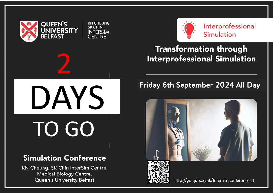 The programme for our #InterSim24 conference is now LIVE! You can find all the information on the day's events here*: go.qub.ac.uk/InterSim24 

*information subject to change