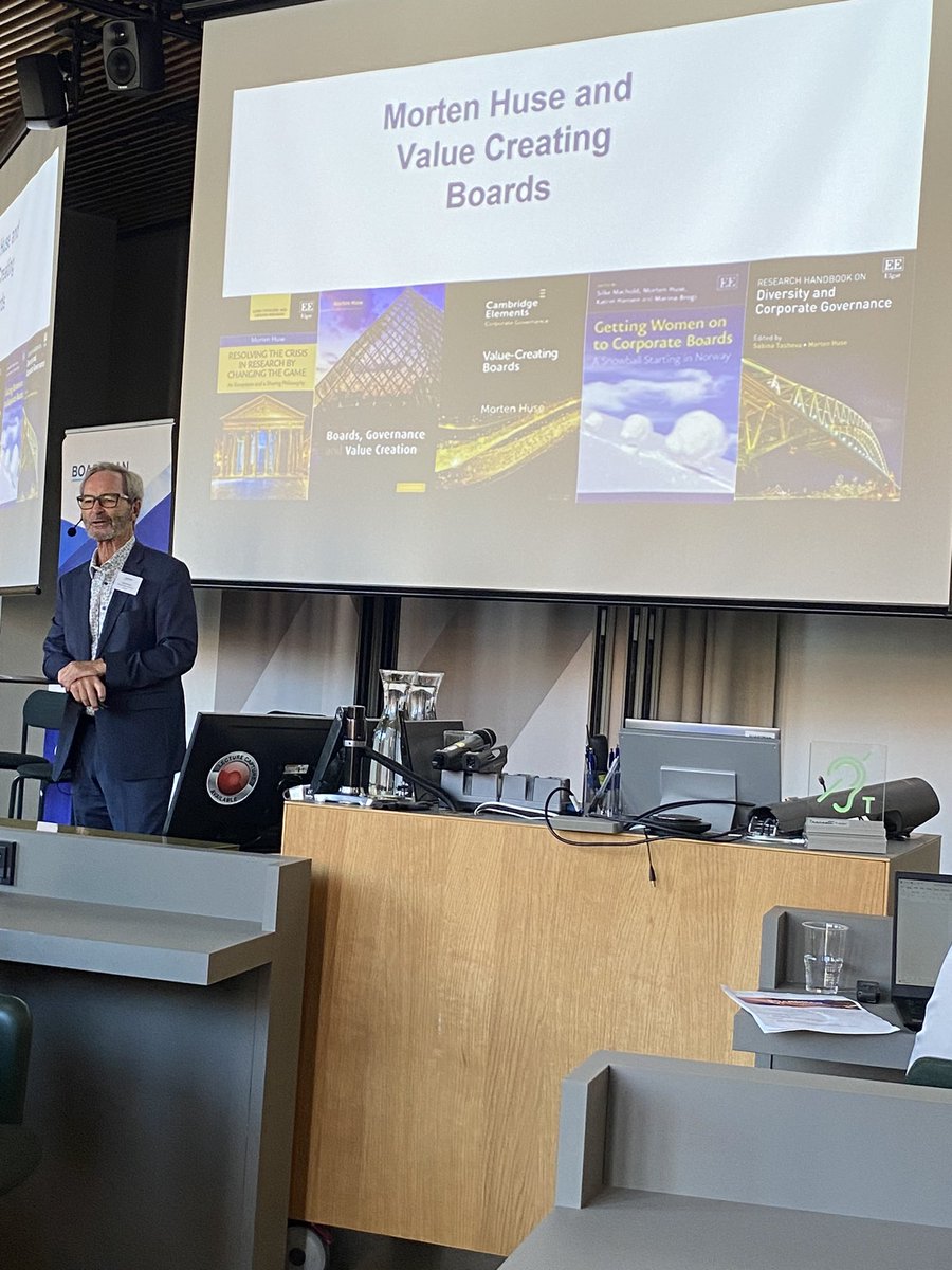 Morten Huse Boardmanin kutsumana Aallossa aiheena Value Creating Boards