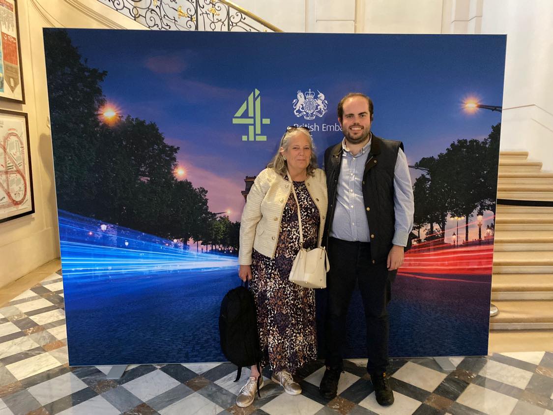 JonnyJAndrews's tweet photo. Yesterday I had the honour, as a judge of the @ShawTrust #DisabilityPower100, to attend a @Channel4 Paralympic reception kindly hosted by @UKinFrance. A great event (& venue!) and a chance to catch up with familiar faces and to meet new ones - including @TheLastLeg's Adam Hills! https://t.co/VdfTnXXx4K
