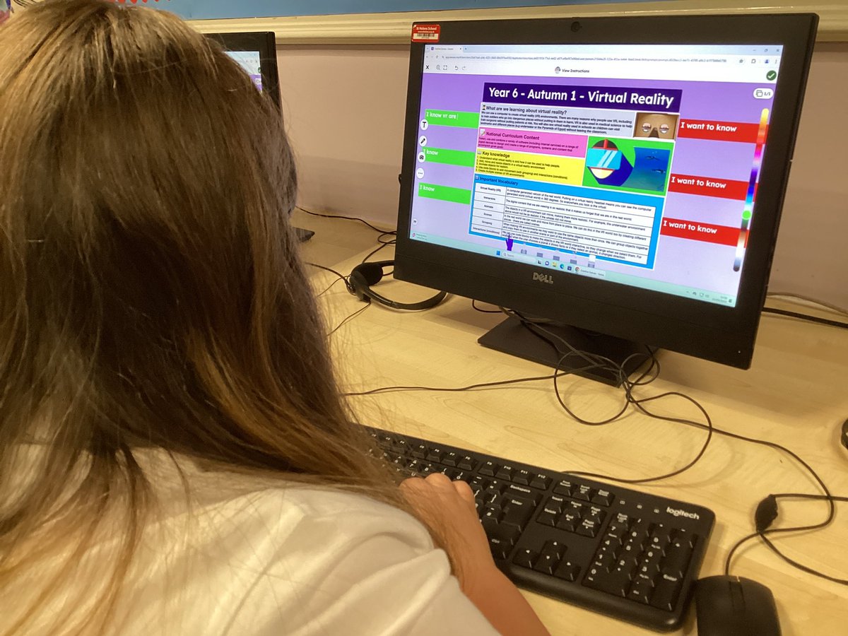 Year 6 have been exploring the world of virtual reality.  We all wanted to be on a beach in the sun.  Instead we’re just going to have to create it for ourselves. <a href="/GarswoodPrimary/">Garswood School</a> <a href="/AndyY1878/">Andy Yearsley</a>