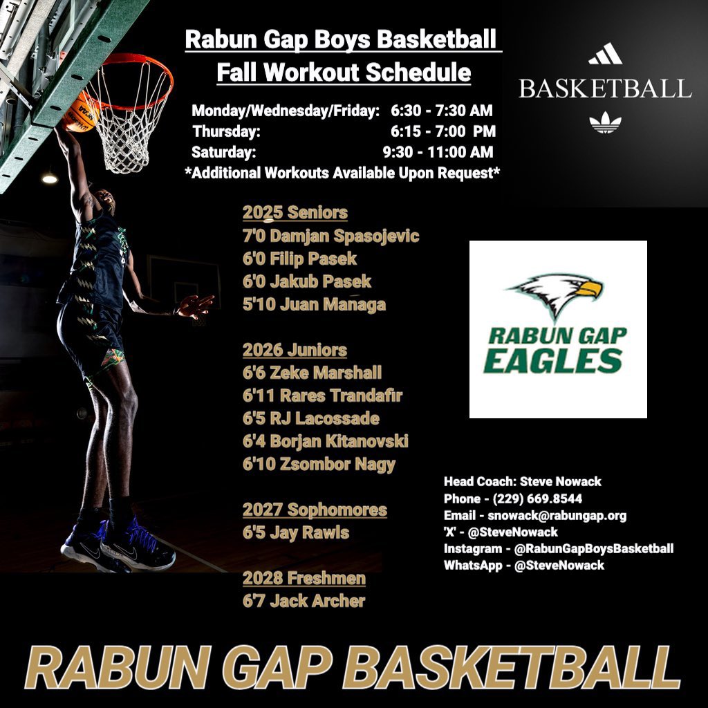 Excited to host coaches this fall! Reach out to HC <a href="/SteveNowack/">Steve Nowack</a> for additional details.