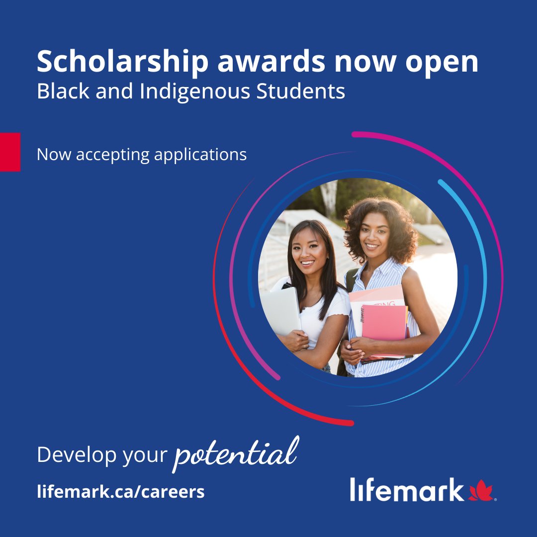 🌟 The Lifemark Scholarship for Black and Indigenous Students is back, and we're thrilled to announce that applications are now open!

📝 To learn more or apply, visit: bit.ly/3T2ZEKu