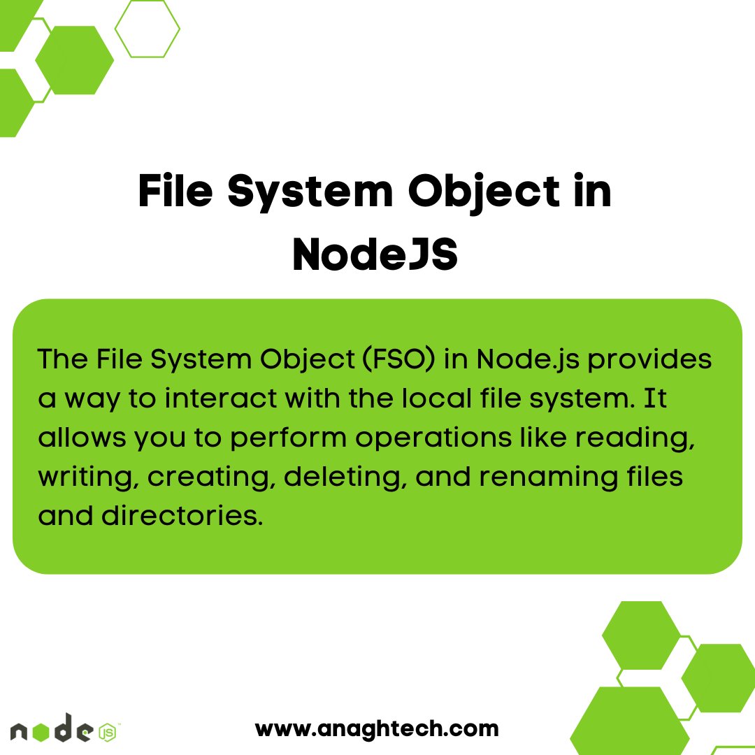 AnaghTechInc's tweet photo. Learn how to read, write, and manipulate files with Node.js.

Visit @ https://t.co/NHkHLlGpfZ

Check out our NodeJS series:
https://t.co/sHr1BGhdTe

#NodeJS #JavaScript #WebDevelopment #Backend #Frontend #FullStack #NodeJSTutorial https://t.co/kGWM7bt18u