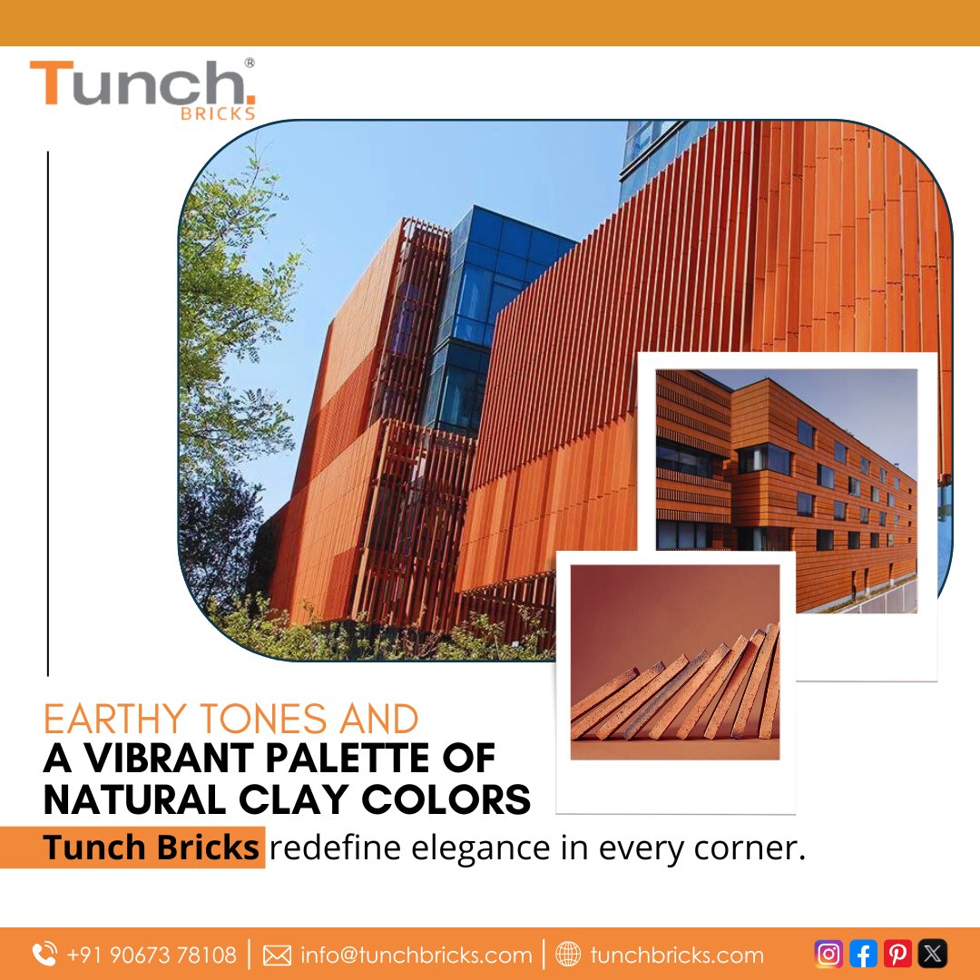 BricksTunc85878's tweet image. Indulge in the earthy charm of Tunch Bricks. Our vibrant palette of natural clay colors adds a touch of elegance to every space. Discover the beauty of nature, crafted into bricks.

Follow @BricksTunc85878 for more inspiration.
#TunchBricks #EarthyColors #Buildings #Construction