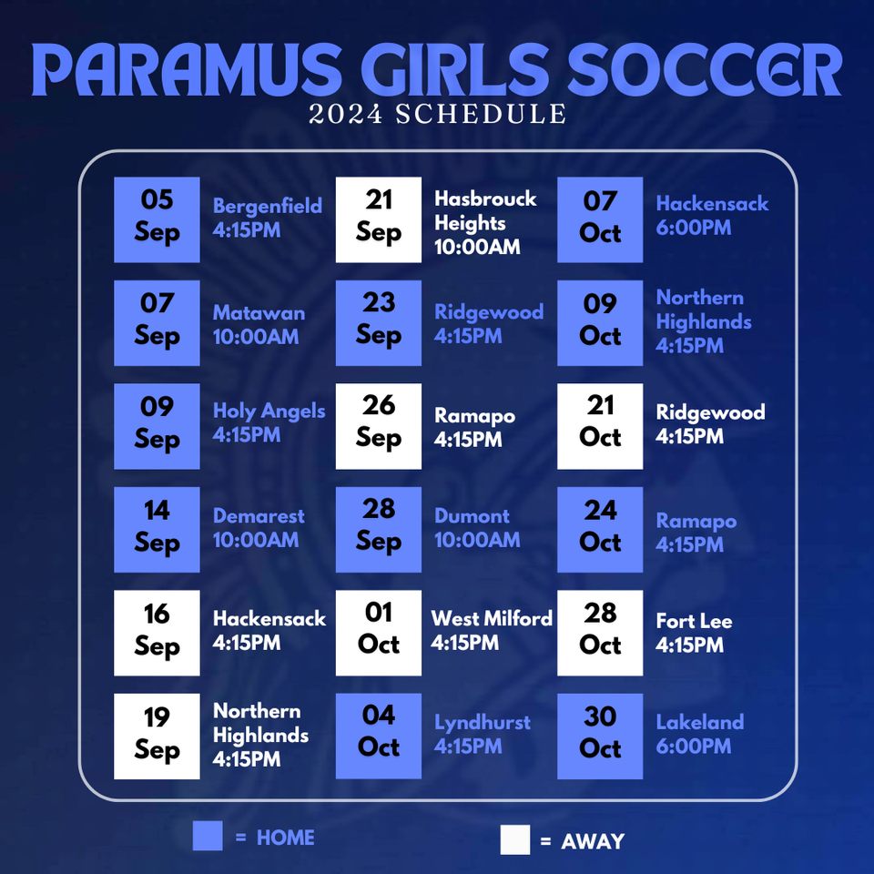 Let the games begin! Good luck all soccer teams at the start of your season!