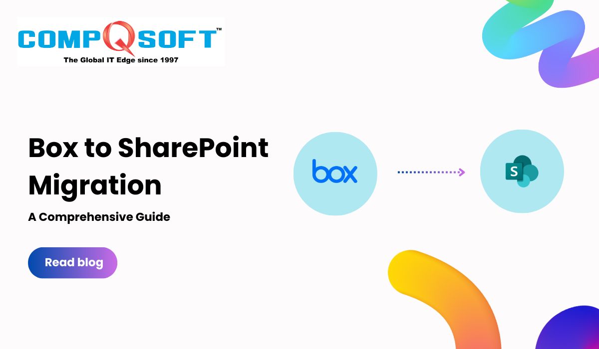 Compqsoft's tweet image. Ready to move from Box to #SharePoint? 📦➡️📄 Learn how this migration can boost collaboration, security, and efficiency for your team. 

Read the blog - buff.ly/3XnimPp 
#SharePoint #BoxMigration #DigitalTransformation