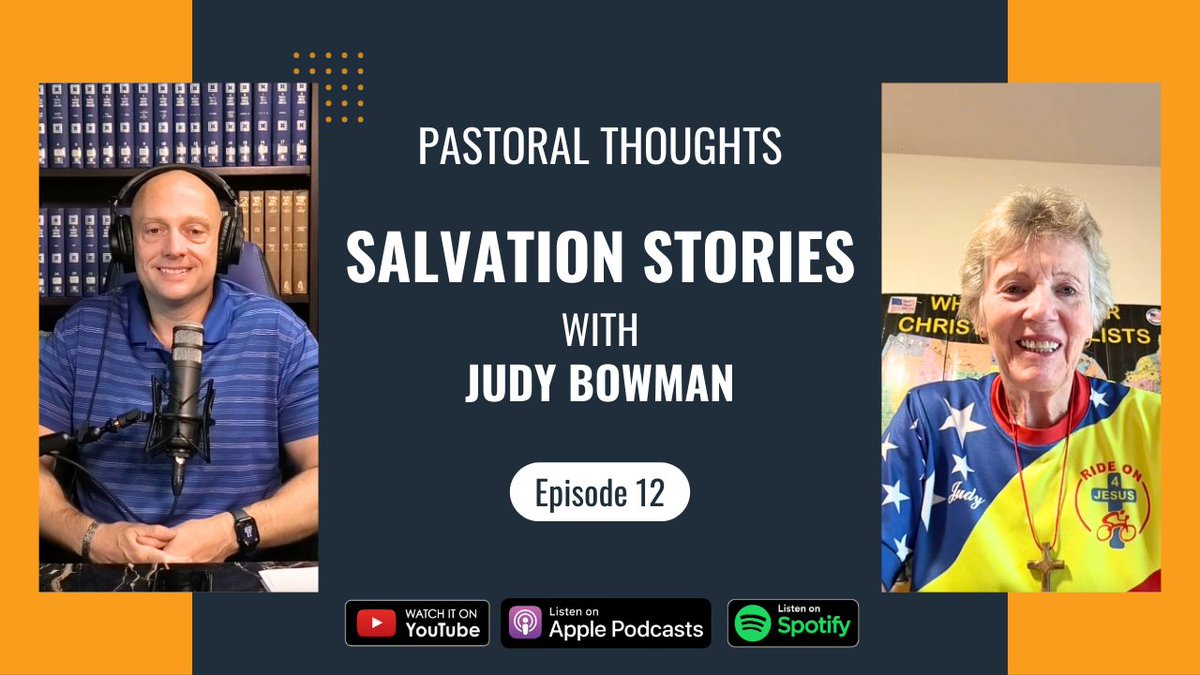 lbbc_webster's tweet photo. This week on the Pastoral Thoughts Podcast: “Salvation Stories with Judy Bowman” (Episode #12)!
.
Click this link to watch —> https://t.co/BTcHZrVsdh
.
.
Click this link to listen —> https://t.co/uAptn2SBCq... https://t.co/2Ot69P4UpA