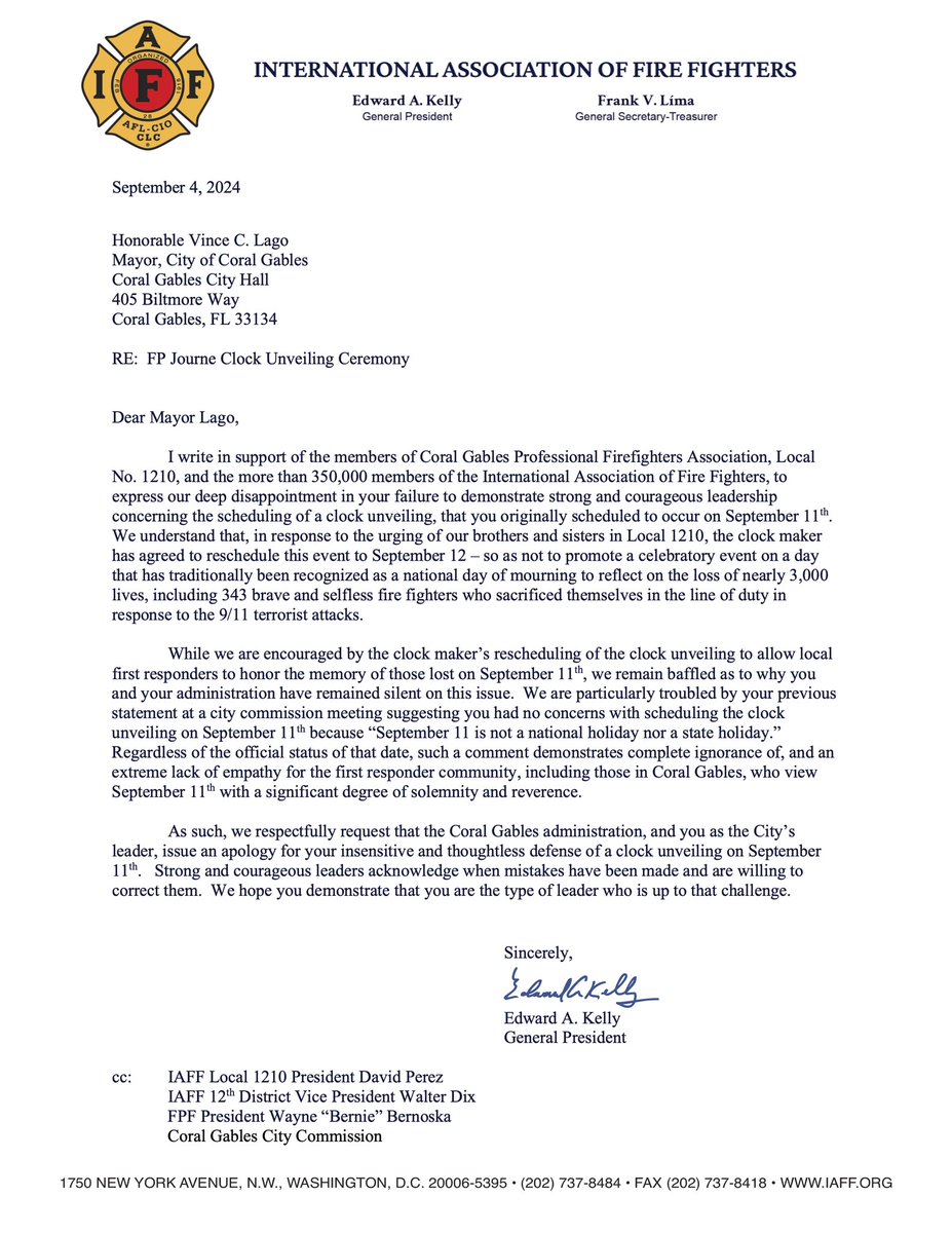 IAFF12thDistrict (@iaff12thdvp) on Twitter photo Shame…Shame…Shame…<a href="/Vince_Lago/">Vince Lago</a> time for you to apologize to all firefighters nationwide <a href="/IAFFofficial/">International Association of Fire Fighters</a> <a href="/WalterIAFF/">Walter J. Dix</a> <a href="/marcorubio/">Marco Rubio</a> <a href="/CoralGablesFire/">Coral Gables Fire</a> <a href="/coralgables/">Coral Gables</a> Shame…Shame…Shame…<a href="/Vince_Lago/">Vince Lago</a> time for you to apologize to all firefighters nationwide <a href="/IAFFofficial/">International Association of Fire Fighters</a> <a href="/WalterIAFF/">Walter J. Dix</a> <a href="/marcorubio/">Marco Rubio</a> <a href="/CoralGablesFire/">Coral Gables Fire</a> <a href="/coralgables/">Coral Gables</a>
