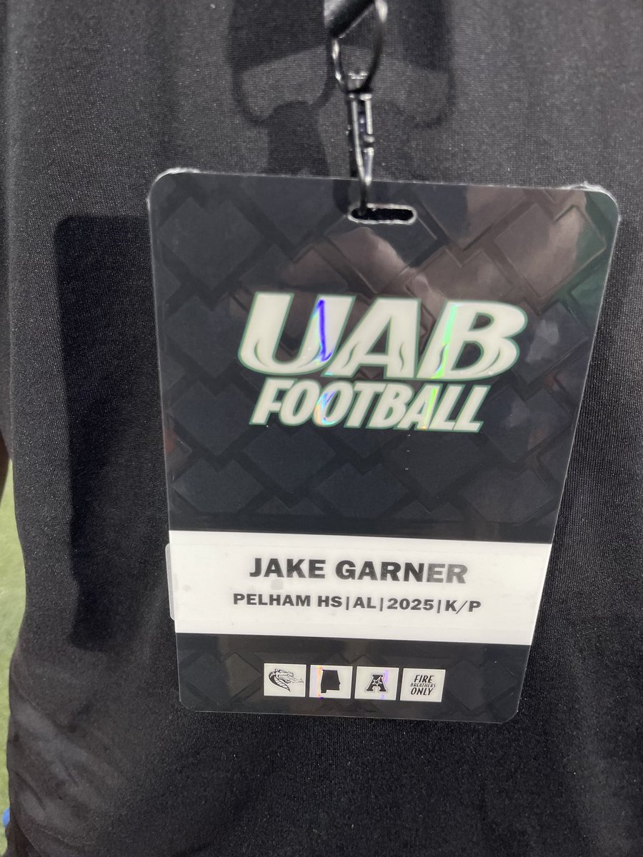 Jake Garner (@jakegar_2406) on Twitter photo Had a great time <a href="/UAB_FB/">UAB Football</a> last Thursday! Really appreciate the invite <a href="/Coach_Jones_1/">John Jones</a>. Looking forward to being back <a href="/UABRecruiting/">UAB FB Recruiting</a> <a href="/RecruitPelhamFB/">Pelham Football Recruits</a> <a href="/ThePelhamWayFB/">Pelham Panther Football</a> <a href="/Coach_MikeVick/">Mike Vickery</a> <a href="/trlong02/">Ty Long</a> <a href="/KyleCoale/">kyle coale</a> <a href="/causey_tom/">Tom Causey 🏈</a> Had a great time <a href="/UAB_FB/">UAB Football</a> last Thursday! Really appreciate the invite <a href="/Coach_Jones_1/">John Jones</a>. Looking forward to being back <a href="/UABRecruiting/">UAB FB Recruiting</a> <a href="/RecruitPelhamFB/">Pelham Football Recruits</a> <a href="/ThePelhamWayFB/">Pelham Panther Football</a> <a href="/Coach_MikeVick/">Mike Vickery</a> <a href="/trlong02/">Ty Long</a> <a href="/KyleCoale/">kyle coale</a> <a href="/causey_tom/">Tom Causey 🏈</a>