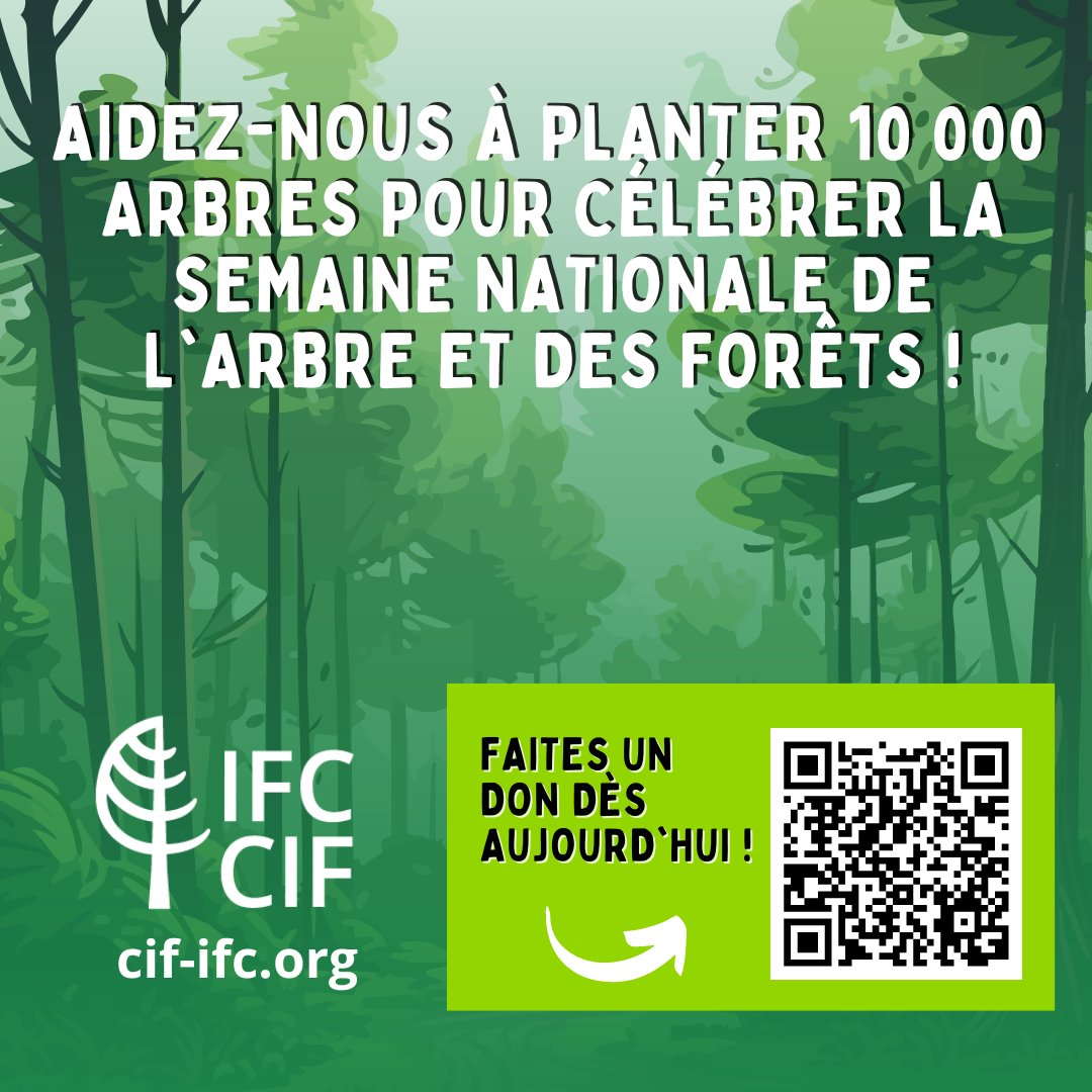 CIF_IFC's tweet image. Bring forestry to the classroom this school year! 

📧Forest Education Network: confirmsubscription.com/h/t/5DD3677285… 

⬇️FREE forest education resources &amp;amp; tools:  cif-ifc.org/get-engaged/fo… 

🌳Donate to #PlantingTheFuture: chuffed.org/project/planti… 

#TreeByTree #CIFReforestation #RootedInCIF