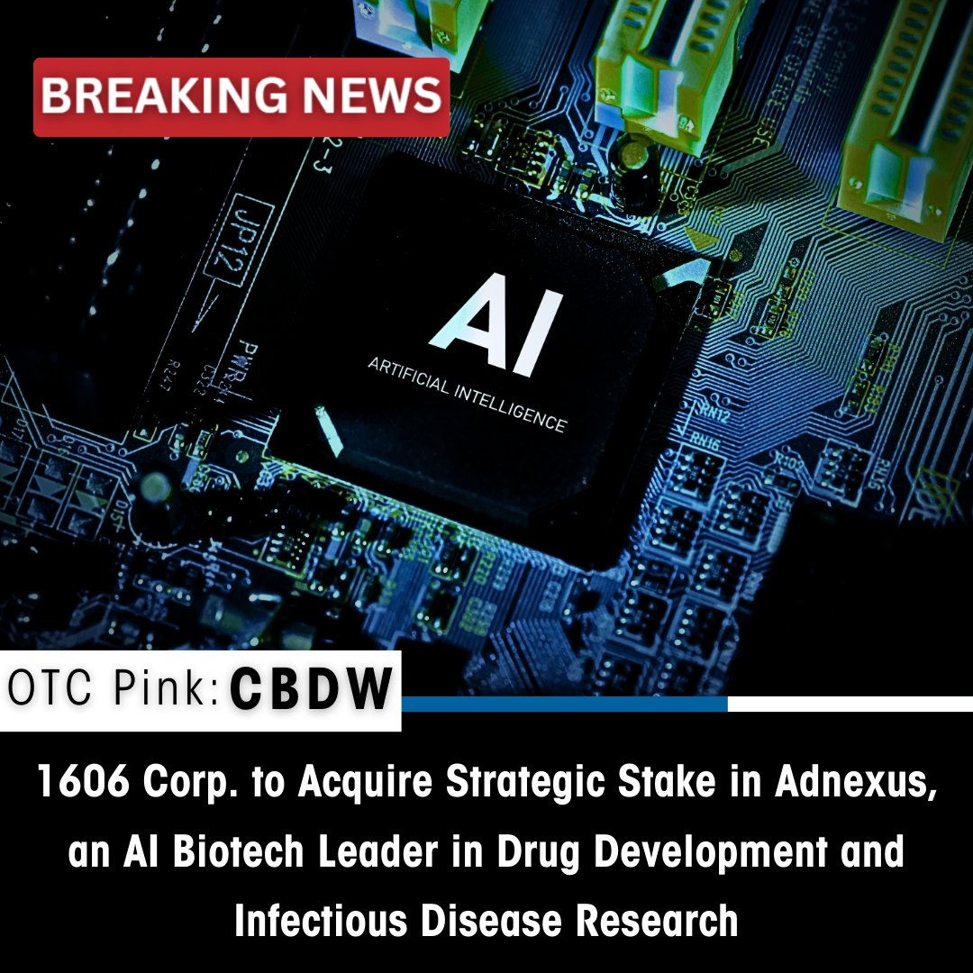 RedChip's tweet image. Read More HERE: ow.ly/hQso50TfNHM 

#CBDW #Adnexus #AIbiotech #ArtificialIntelligence #AIinHealthcare #BiotechInnovation #DrugDiscovery #InfectiousDisease #AIBiotechnology #AIResearch #HealthcareInnovation #BiotechInvesting #AIMarketGrowth #HealthcareTechnology #AIinBiotech