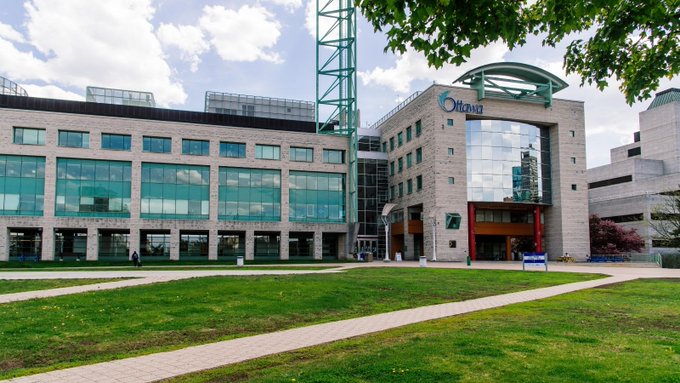 The exterior of Ottawa City Hall.