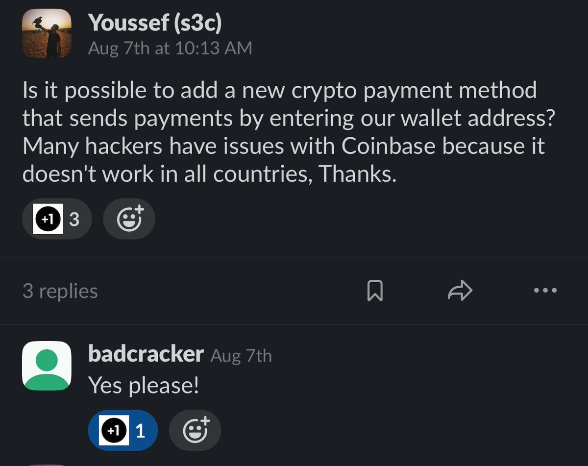 Finally, we got the best feature🔥❤️ Thanks <a href="/Hacker0x01/">HackerOne</a>!
