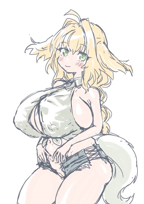 リセリアちゃんのショートデニムをちょっとスケベに改良しました。 