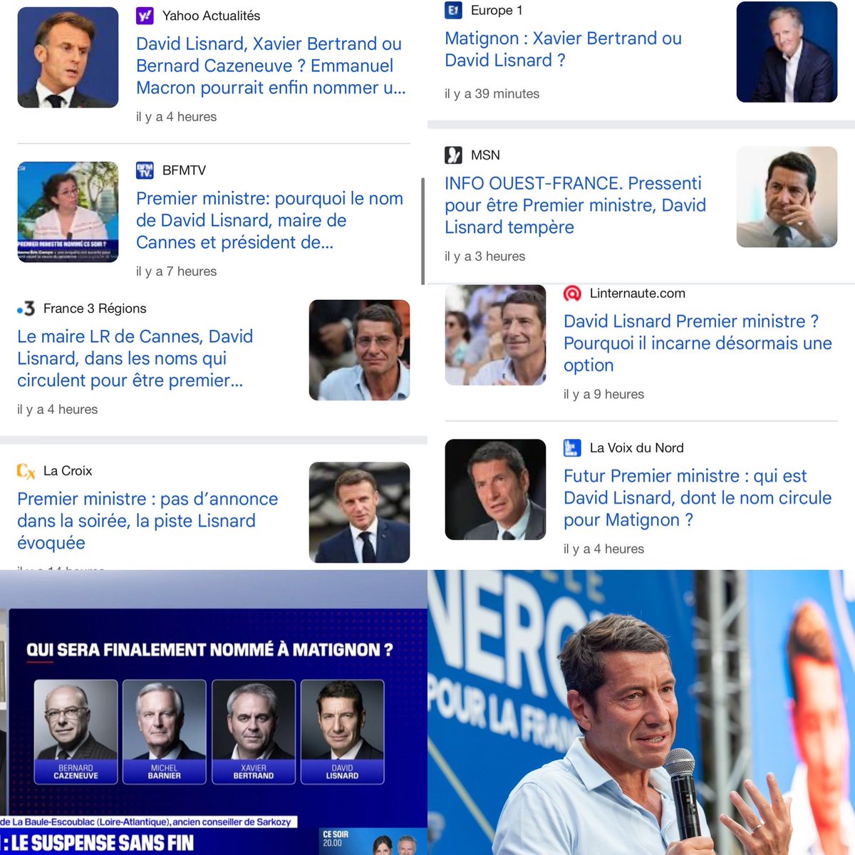 .<a href="/davidlisnard/">David Lisnard</a> ne commente pas l’actualité, il fait l’actualité!

Par sa constance et ses résultats à <a href="/villecannes/">Cannes</a> et à <a href="/l_amf/">AMF | Association des maires de France</a> il incarne désormais la seule alternative #politique crédible.

Avec <a href="/Nouv_Energie/">Nouvelle Énergie</a>, aujourd’hui ou demain, nous sommes prêts !

Rejoignez-nous !
#Lisnard