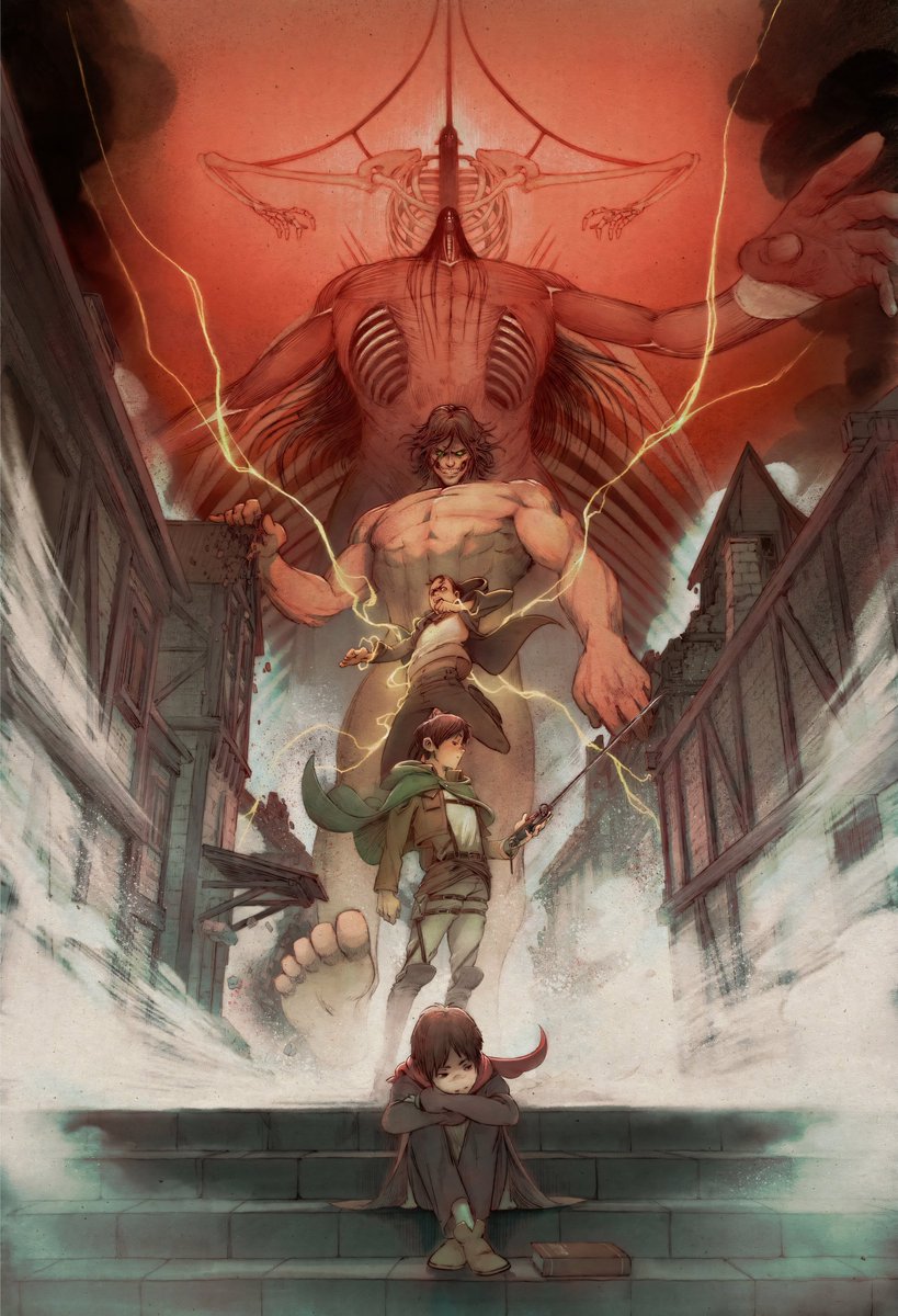 #FanArt │Attack on Titan ― "Eren's Transformation"🖌️🎨

Artist: Samkat