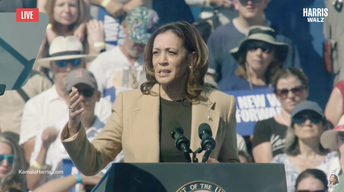 "It's just outrageous that every day in our country, in the United States of America, that parents have to send their children to school worried about whether or not their child will come home alive." - <a href="/KamalaHarris/">Kamala Harris</a> addresses the deadly shooting at Apalachee High School in