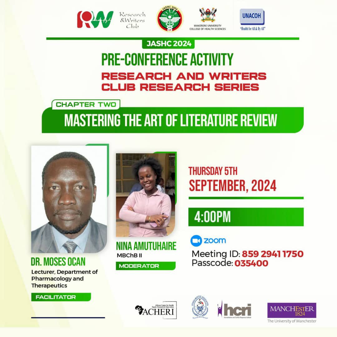 mujuni_emmy's tweet image. Join in tomorrow for a discussion on chapter two ~ Literature Review.
Courtesy of @MakChsRWC .
@MakCHS_SOM @Makerere @MakerereCHS 
#JASHC2024

Zoom link available;

mak-ac-ug.zoom.us/j/85929411750?…