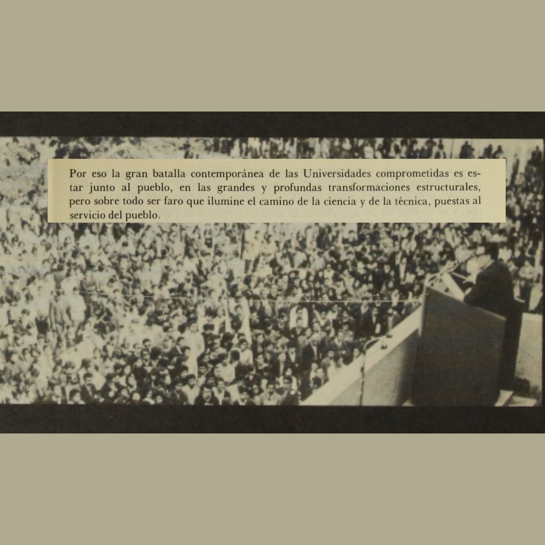 📜Un día como hoy, en 1970, el presidente Salvador Allende resultó electo en las elecciones presidenciales. 

Este discurso transcrito y editado por el Boletín de la <a href="/uchile/">Universidad de Chile</a> da cuenta del establecimiento de un vínculo con la Casa de Bello.  

📌 revistasdex.uchile.cl