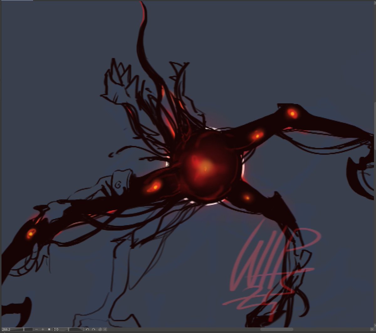 MangakaNekoChan's tweet image. Already managing five layers for the abstract bebi alone for the next Fiddle cultist intro lol and I assure you there will be more added :'D
#Fiddlesticks