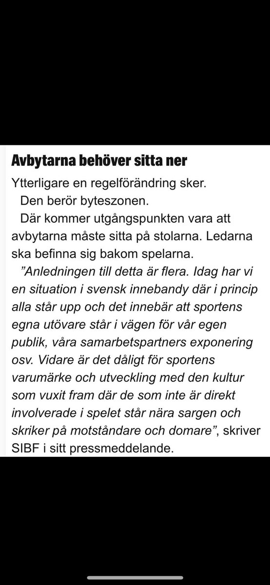 Nu har ni tappat det fullständigt <a href="/svenskinnebandy/">Svensk Innebandy</a>