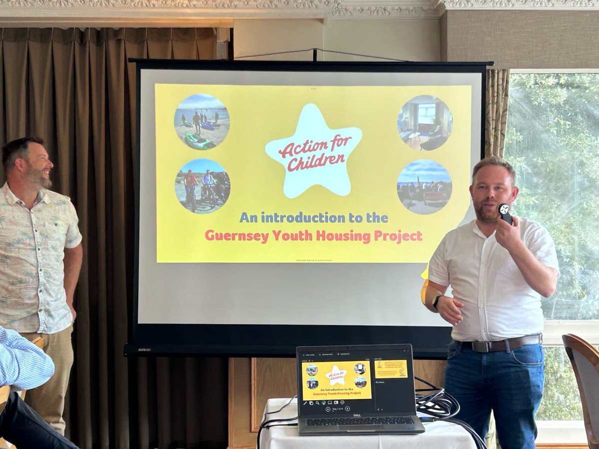 A huge thank you to the Rotary Club of Guernsey for inviting us to their meeting to tell them more about our work preventing youth homelessness and tackling its causes.