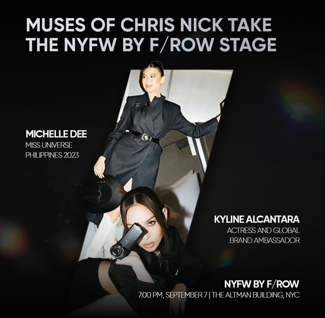 kynicole2002_'s tweet photo. New York, Get ready to be mesmerized as Chris Nick unveils his latest collection, brought to life by the breathtaking beauty of his global muses Michelle Dee and Kyline Alcantara. You wouldn’t want to miss this.✨

#NYFashionweek #FROWNYC  #ChrisNick #KylineAlcantara #MichelleDee https://t.co/40HwiH16Kq