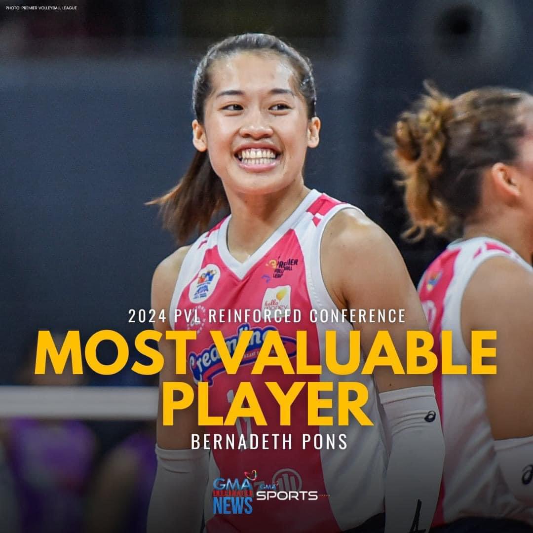 jlposts11's tweet image. NOT JUST ONE BUT TWO 😱

CONGRATULATIONS TO OUR MVPONS !!!! 

DESERVE NA DESERVE 👏👏👏
#bernadethpons 
#MVPons 
#Creamline