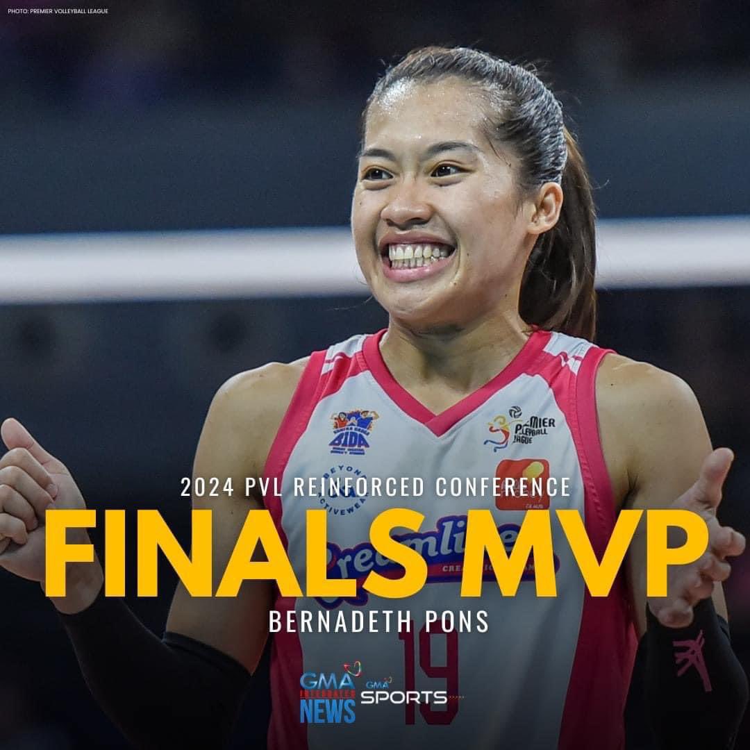 jlposts11's tweet image. NOT JUST ONE BUT TWO 😱

CONGRATULATIONS TO OUR MVPONS !!!! 

DESERVE NA DESERVE 👏👏👏
#bernadethpons 
#MVPons 
#Creamline